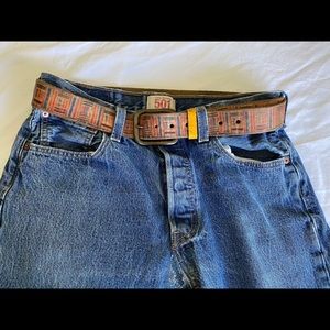 Hand made Leather Island belt